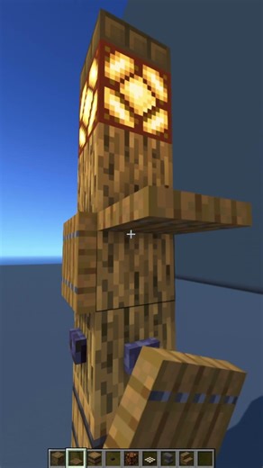 Quick & Easy Minecraft Decoration Idea | Survival Build Tips #shorts