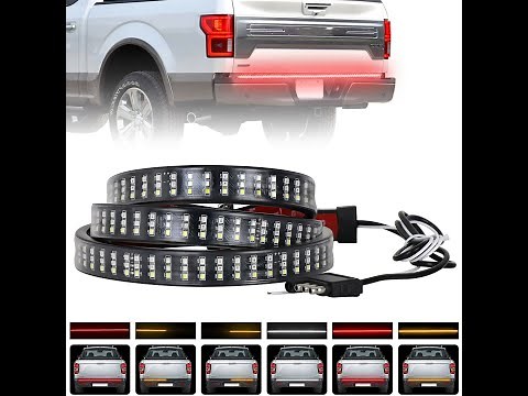 F-150 Truck Tailgate Light Bar with Sequencing Turn Signals How To Installation