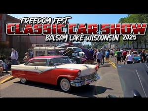 BEAUTIFUL CLASSIC CARS!!! Balsam Lake Wisconsin CLASSIC CAR SHOW! Hot Rods, Muscle Cars, Trucks! USA