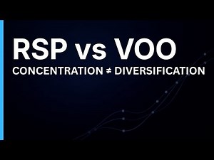 RSP vs VOO — Equal Weight vs Market Cap Explained