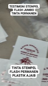STEMPEL FLASH JUMBO PERMANEN PLASTIK #reels #fyp #viral #jangkauan #stempeljumbo #stempelplastik | Taufik Jellyta Stempel