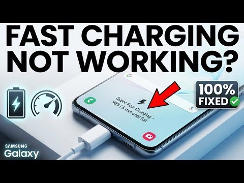 Fast Charging Not Working on Samsung Phone | Samsung Fast Charging Problem 100% FIXED