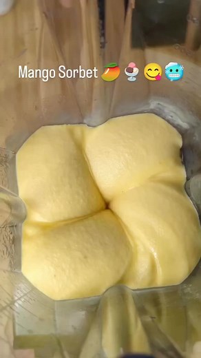9.4K views · 38 reactions | Mango Sorbet Recipe Ingredients: - 5...