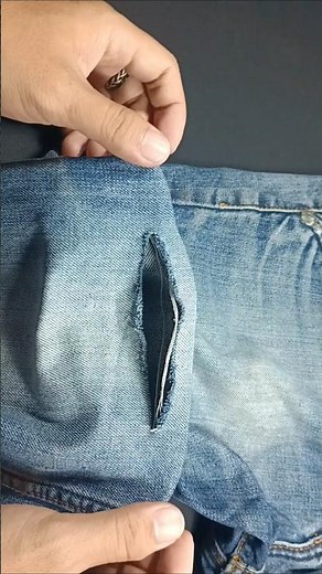 This Jeans Repair Trick Is MAGIC! 😳🧵
