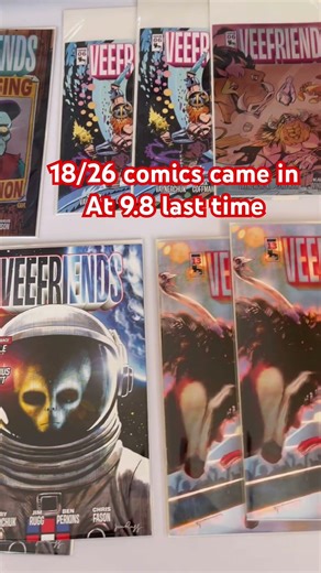 26 Comics → 18 Came Back 9.8… Sending 30 More 👀