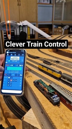 Modellbahn per Handy steuern?Mit Clever Train Control geht das ganz einfach – ohne Kabelchaos 🚆📱#ctc