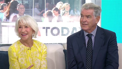 Helen Mirren and Pierce Brosnan Talk ‘The Thursday Murder Club’
