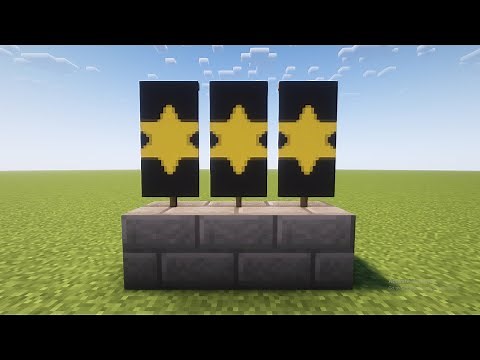 How To Make A Star Banner In Minecraft