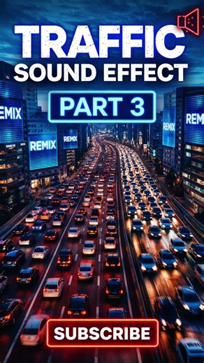 Traffic Sound Effect Part 3