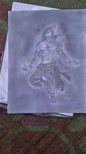 how to draw Krishna 🤔#art