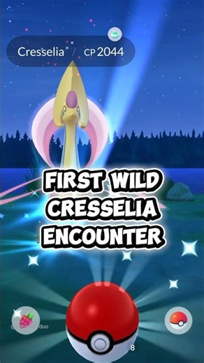 first wild cresselia encounter last march