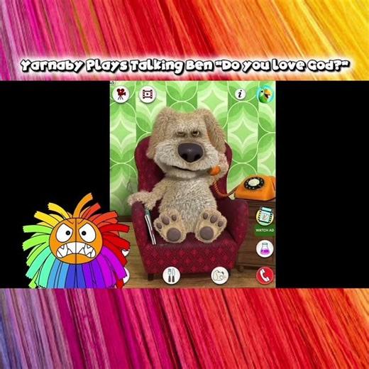 Yarnaby Plays Talking Ben “Do you love God?” (Poppy Playtime Chapter 4) #shorts