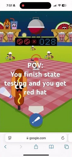 Doodle baseball game