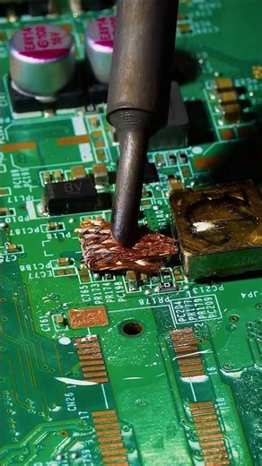 Genius Trick to Desolder & Solder Components Like a Pro! 🔥 (No Expensive Tools Needed)