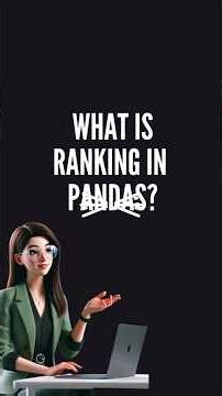 what is ranking#pandas #python