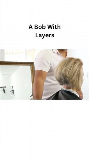 How To Cut a Bob with Layers Step by Step | Add Volume to a Classic Bob