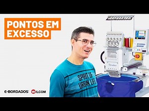 Excesso de Pontos no Ponto Suporte no Wilcom Embroidery Studio | E-Bordados