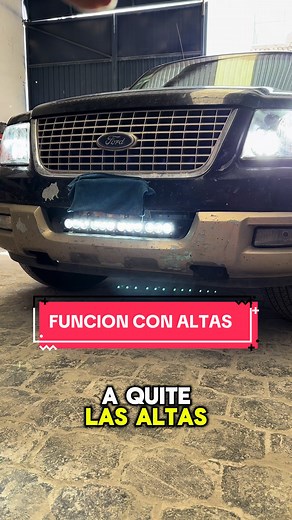 Instalación de barra led