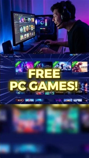 These FREE PC Games Are Insane 😱🔥 #FreeGames #PCGaming #SteamGames