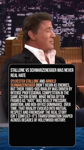 Stallone vs Schwarzenegger Was Never Real Hate 😳🔥