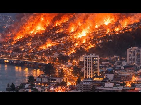 Chile in Flames! Concepción Burns as Mass Evacuations Trigger Citywide Panic