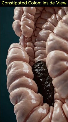 Inside the Colon: Ultra Slow-Motion 3D Animation of Constipated Stool Blockage | 05
