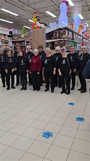 🎶✨ Holiday harmonies filled the store today! ✨🎶 The TrebleMakers Ladies Barbershop brought the holiday magic with them, singing all of our festive favourites and spreading cheer throughout Canadian Tire Woodstock 🎄❤️ Thank you for making our day merry & bright! 🎤🎶 #HolidayMagic #festivevibes #Barbershop #christmas #jinglebells #ctwoodstockon #woodstockontario #oxfordcounty | Canadian Tire