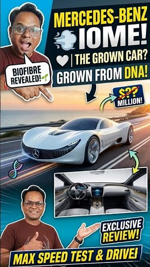 Driving the Future: Mercedes Biome Concept 💨🤍​#MercedesBenzBiome #ConceptCar #FutureMobility