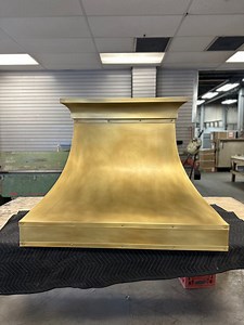 Custom Made All Brass Range Hood for Bluestar Range: Brass Trims and Crown - Etsy
