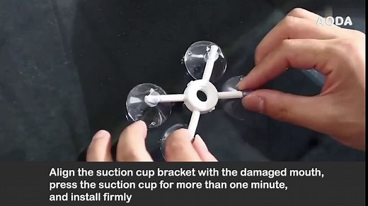 Windshield Crack Repair Kit, Automotive Glass Repair Fluid Tool, Car Windshield Repair Kit with Repair Bracket, Nano Fluid Filler Repair Kit for Chips, Cracks, Star-Shaped Crack