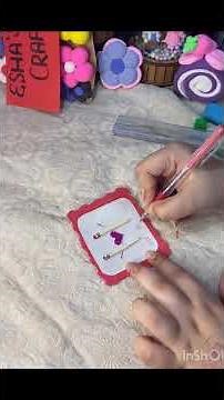 DIY matchstick card🥹♥️Cute card with matchstick🥀#diy#cardcreations #artandcraft #crafts #diy#short