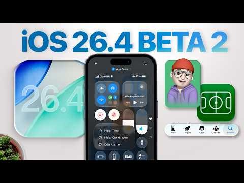 It's out! 🔥 iOS 26.4 Beta 2: More CHANGES to Liquid Glass + New App!