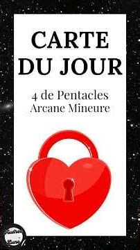 Carte du jour - 4 de Pentacles