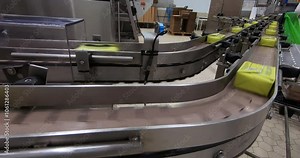 Butter production. An automated line for the production of dairy products in a modern factory