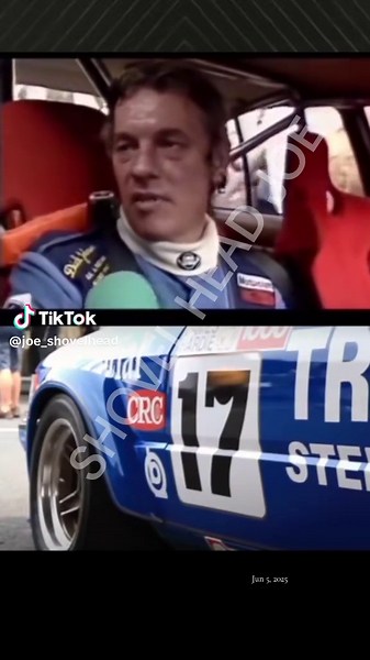 Dick Johnson after winning the ATCC championship of 81, giving Brocky a rap. #foryou #fyp #foryoupage #v8 #racecars