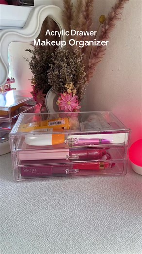 Acrylic Drawer Makeup Organizer: Stylish Storage Solution
