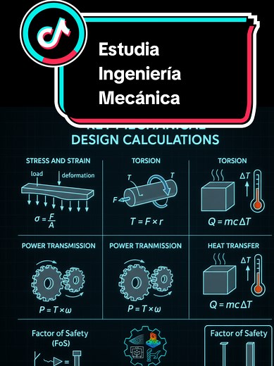5 Fórmulas Clave en Ingeniería Mecánica