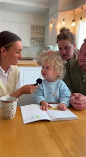 Toddler Allows Mommy to Love Daddy Too 😭❤️ #shorts