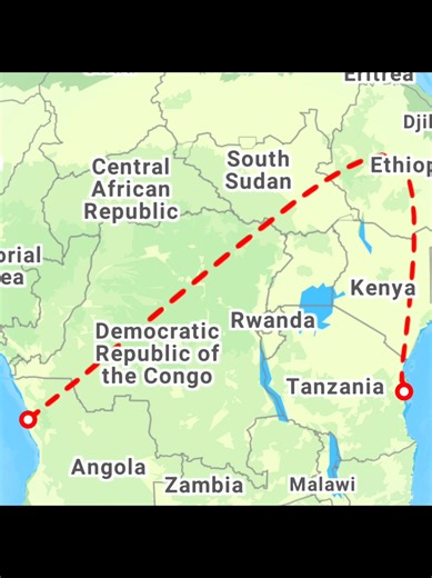 Simba Sc journey animation from Dar-Es-Salaam to Luanda, Angola 🇦🇴 via Addis Ababa, Ethiopia 🇪🇹 #travel #tanzaniantiktok #simba #foryou
