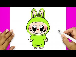 How To Draw A Labubu Green | Labubu Drawing Easy