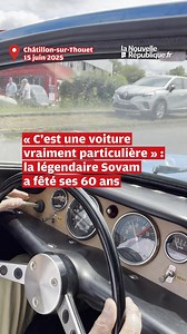 « Je suis né avec » : la Sovam, mythique voiture des Deux-Sèvres produite dans les années 1960, fête ses 60 ans 👇 ➡️ https://l.lanouvellerepublique.fr/yAJ | La Nouvelle République Deux-Sèvres