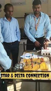 Star &star delta connection #experiment #citspractical #stardeltaconnection