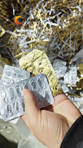 92K views · 453 reactions | How Blister Packs Are Recycled into Pure Aluminum & Plastic! ♻️ #medicalblister #blisterpacks #aluminumrecycling | Zhengzhou Zhengyang Machinery Equipment Co.,Ltd. | Facebook