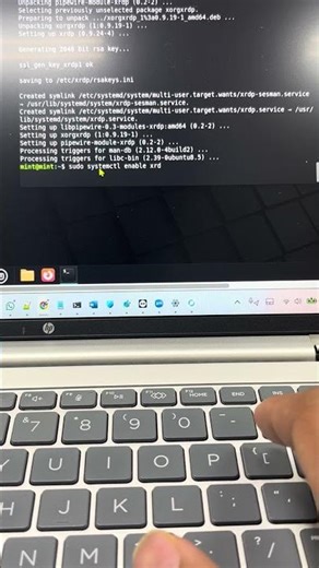 Install remote dekstop linux mint #itsupport
