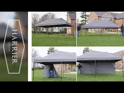 How to Assemble 3M X 6M Harrier Deluxe Pop Up Gazebo