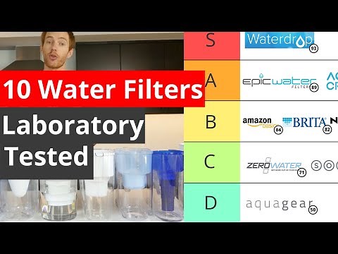 Best Water Pitcher Filters Tier List - 3rd Party Laboratory Tested