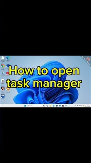 How to open task manager on personal computer #shorts #open task manager