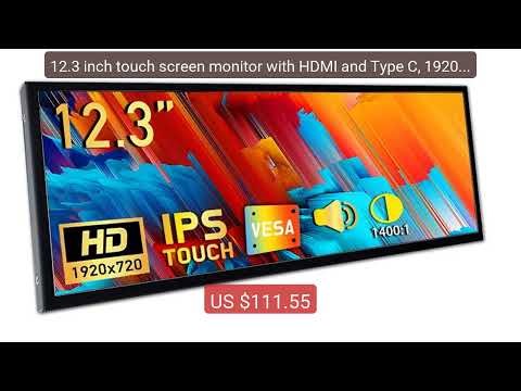 12.3 inch touch screen monitor with HDMI and Type C, 1920x720... — Amazing Value 2026 | Must Have!