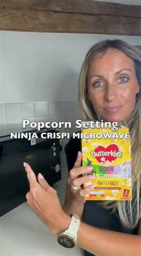 NINJA CRISPi MICROWAVE 🍿POPCORN SETTING - Does it work? Perfect for Movie Nights at Home #newninja