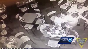 WATCH as an off-duty state trooper jumps out of his chair to save a choking man's life: http://bit.ly/2iF8OOU | KCCI